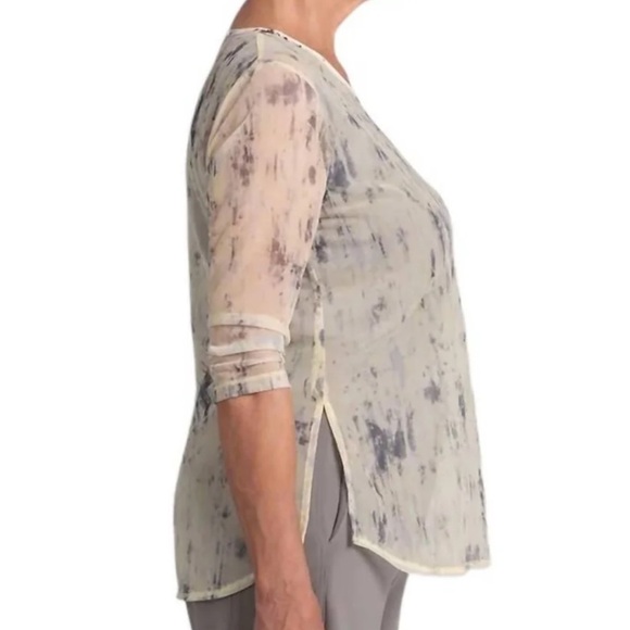 SYMPLI Go To Classic Top In Camo Illuminate size 18 NWT - Picture 2 of 6